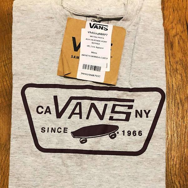 Camiseta manga curta vans original novo