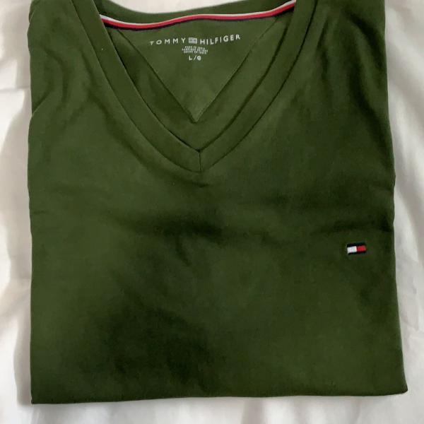 Camiseta tommy hilfiger verde