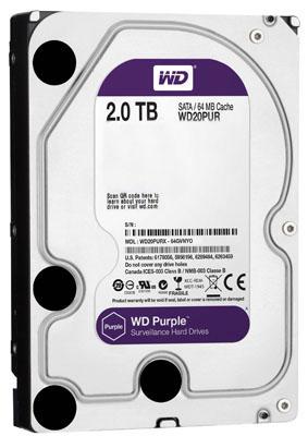 Hd p/ dvr nvr wd wd20purz purple 2tb 6gbps 64mb sata