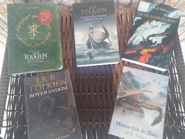 Livros tolkien: silmarillion, contos inacabos, mestre gil de