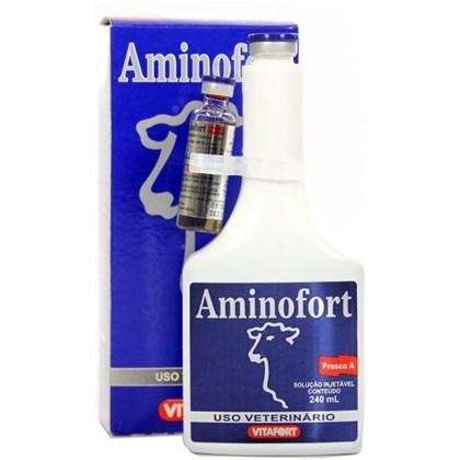 Aminofort 250ml vitafort suplemento para bovinos