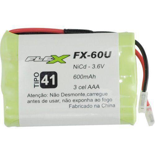 Bateria universal para telefone sem fio 600mah 3,6v fx-60u