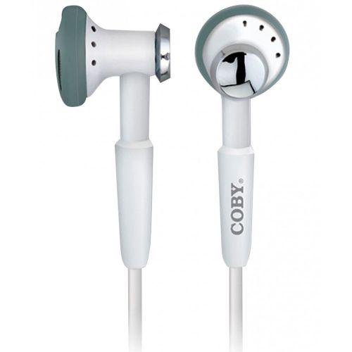 Fone De Ouvido Earphone Branco Com Fio Cve972 Coby