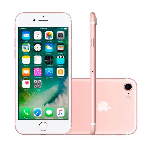 IPhone 7 Ouro Rosa, MN952BR//A, Tela de 4.7/