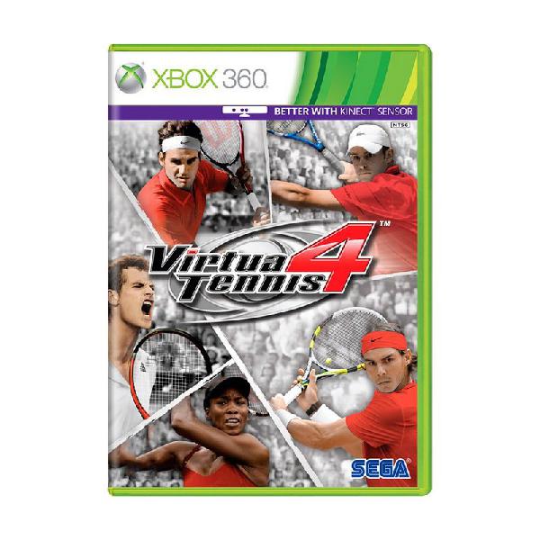 Jogo virtua tennis 4 - xbox 360