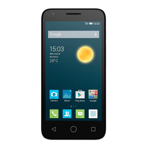 Smartphone alcatel pixi3, preto, ot5017e, tela de 4.5/