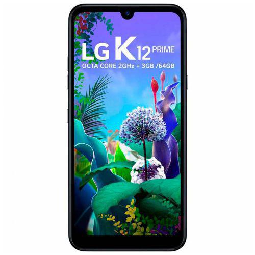 Smartphone lg k12 prime, azul, lmx525baw, tela de 6.26/