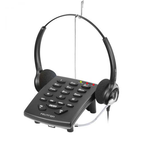 Telefone headset s8010 stile black felitron