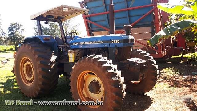 Trator Ford/New Holland 7630 4x4 ano 05