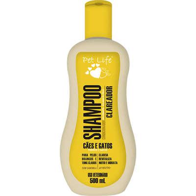 Shampoo condicionador pet life clareador para cães e gatos