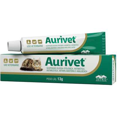 Suspensão Oleosa Otológica Aurivet Vetnil - 13 g