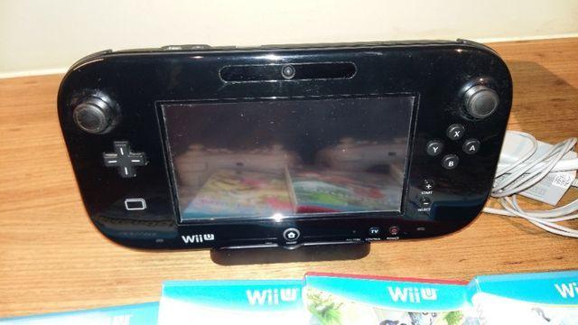 Console nintendo wii u deluxe set 32gb preto usado- nintendo