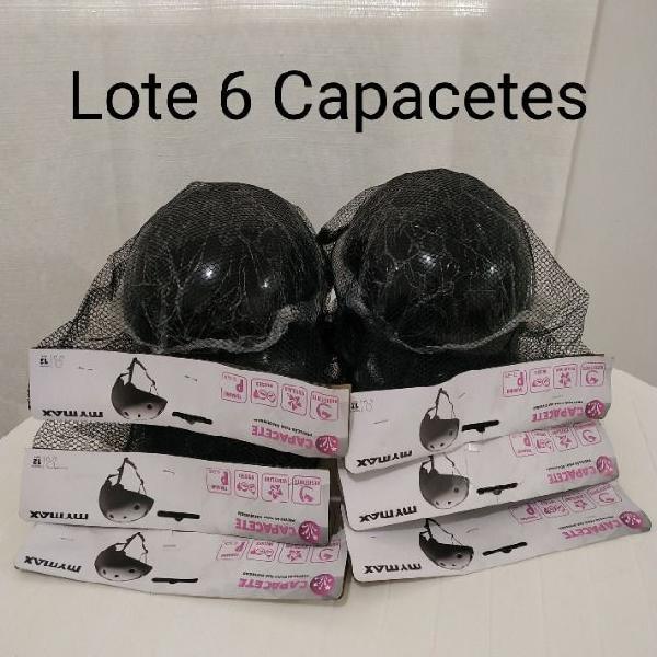 Lote 6 Capacetes - NOVO