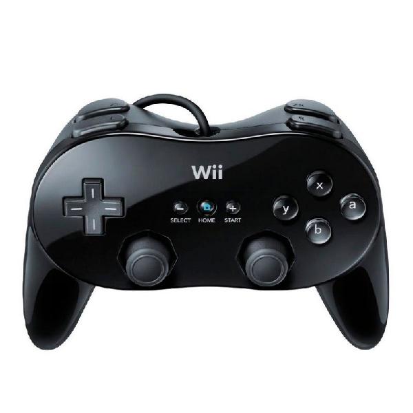 Controle nintendo classic pro preto - wii