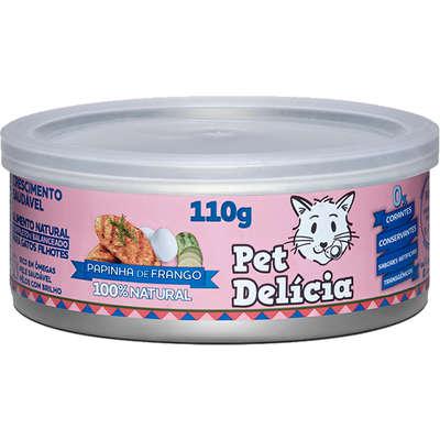 Ração Úmida Pet Delícia Natural Papinha de Frango