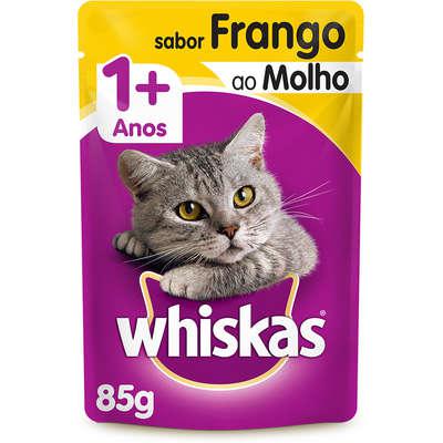 Ração Úmida Whiskas Sachê Frango ao Molho para Gatos