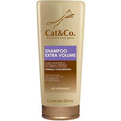 Shampoo cat &amp; co. extra volume - 200 ml