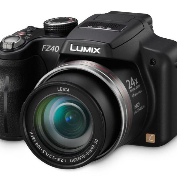 Camera panasonic lumix fz40 filma hd stereo zoom 24x 14.1 mp