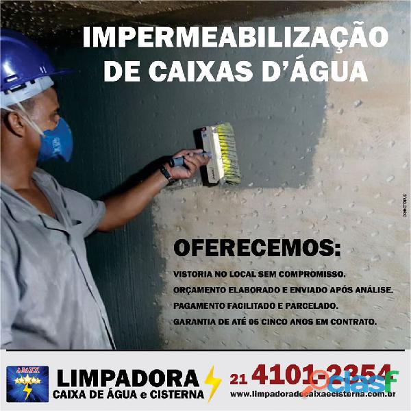 Impermeabilização de caixas d&#39;água e cisternas