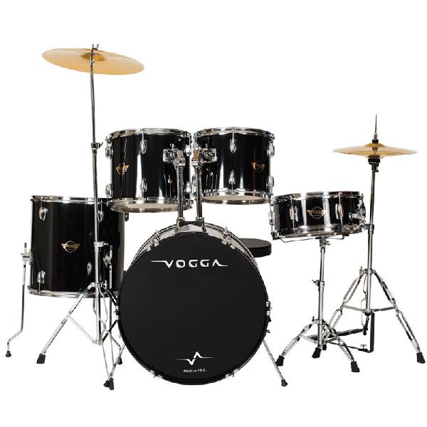 Bateria Acústica Vogga Talent VPD920 BK Bumbo 20 acompanha