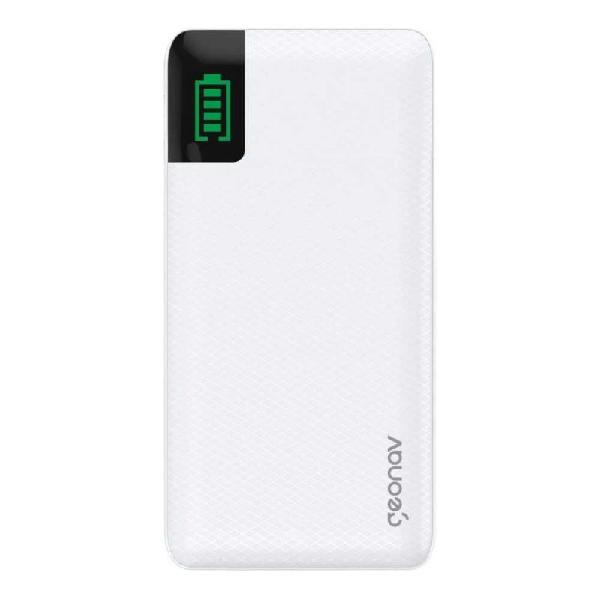 Carregador Portatil Universal 10.000mAh Geonav Branco