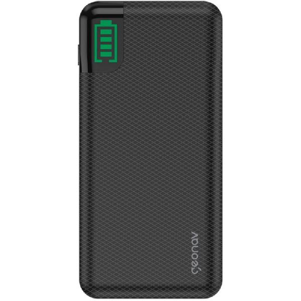 Carregador portatil universal 20.000mah geonav preto