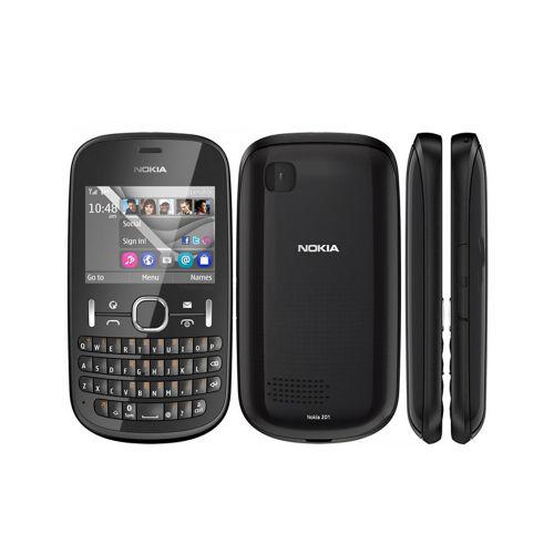 Celular Nokia Asha 201 2GB 2.4pol 2MP - Preto