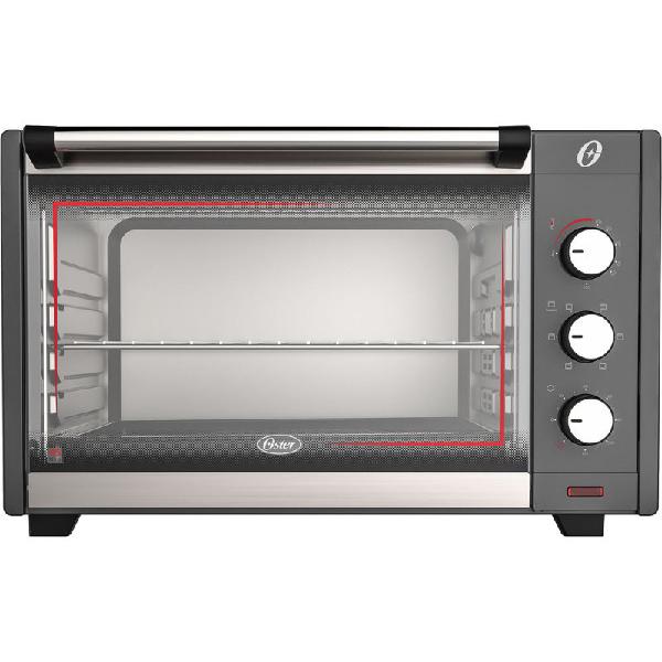 Forno elétrico oster 45l preto e grafite 127v