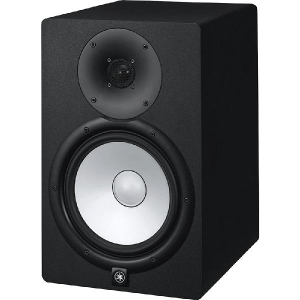 Monitor de referência yamaha hs8 preto bi-amplificado 127v