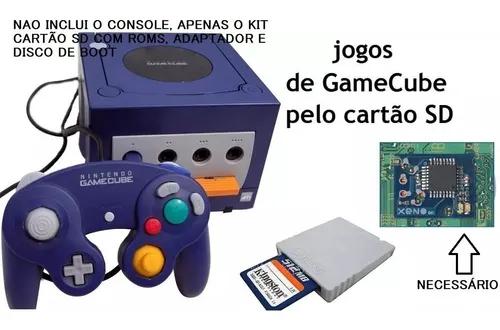 Kit Sd Gecko + Sd 32gb + 30 Jogos Para Gamecube Frete Gratis