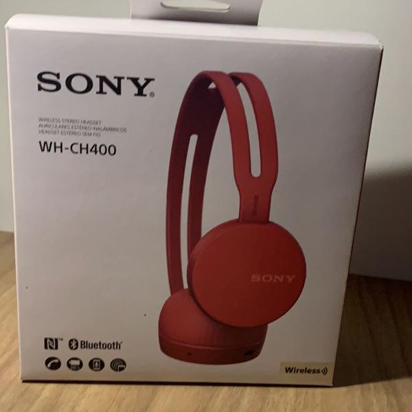 Headphone sony wh-ch400 vermelho