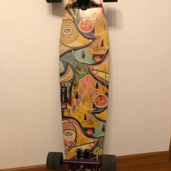 Longboard woodlight - seminovo, usado 2 vezes