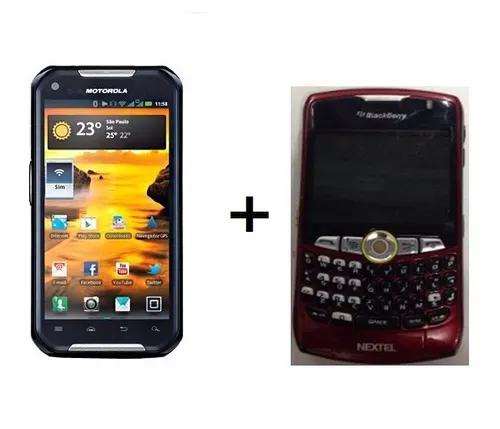 2 Nextel - Iron Rock Xt626 + Blackberry I880 - Usados