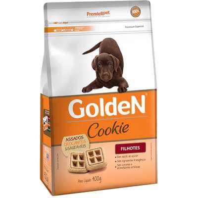 Biscoito premier pet golden cookie para cães filhotes