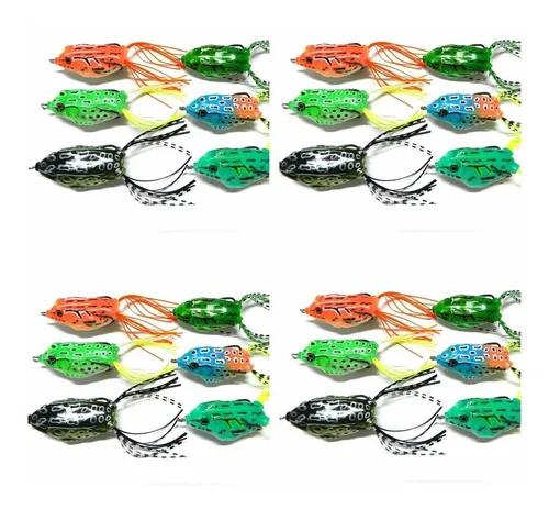 20 isca artificial sapo frog anti enrosco traíra tucunaré