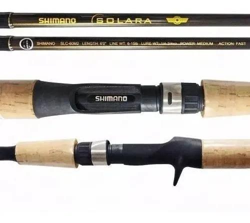 Vara pesca shimano solara carretilha 1,98m 20lb