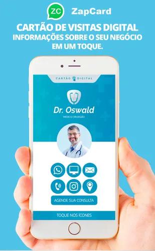 Cartão Digital Interativo Para Whatsapp - Zapcard