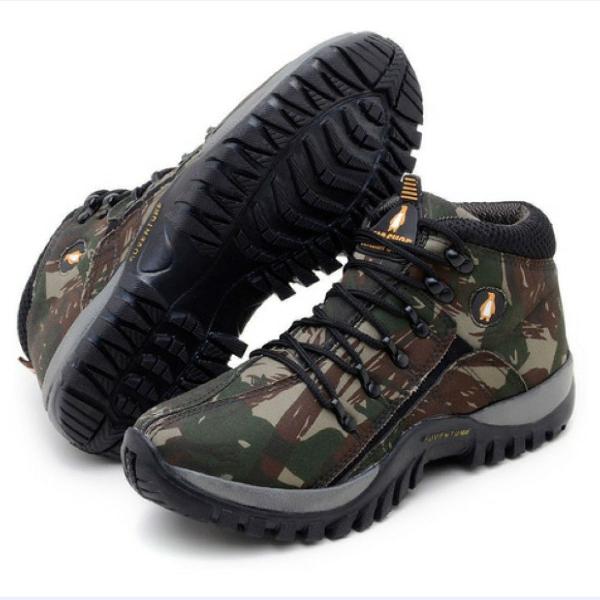 Bota Adventure Masculina militar , trilha caminhada