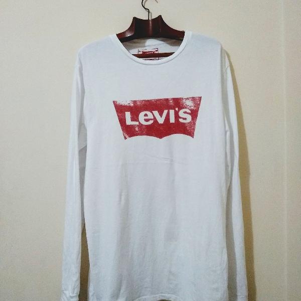 Camiseta manga longa levi&#39;s original