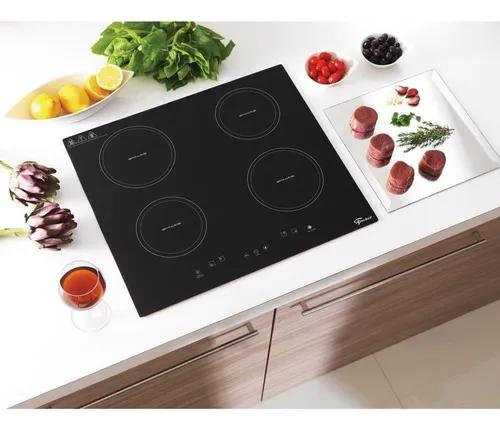 Cooktop Fischer 4 Bocas Por Indução Mesa Vitrocerâmica