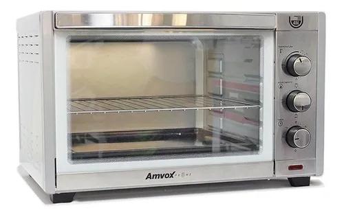 Forno Elétrico Bancada Inox 45 Ltr Multifunção Timer