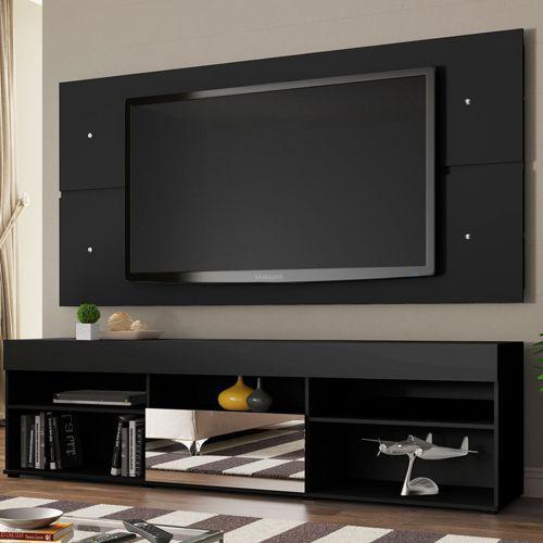 Rack com painel para tv at/u00e9 65 polegadas madesa london