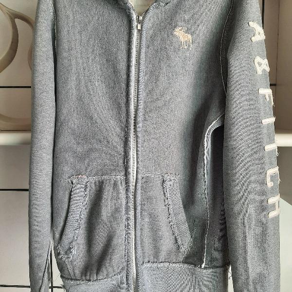 abercrombie zipper moletom com capuz