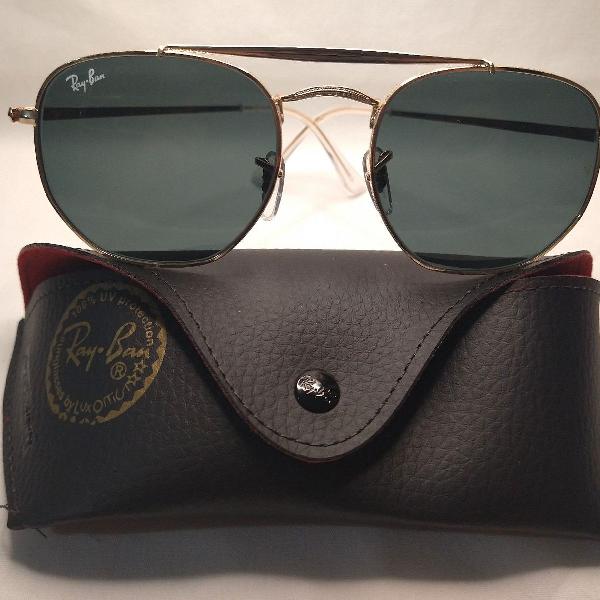 culos de sol feminino Ray-Ban dourado