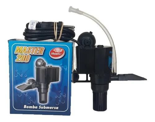 Bomba Submersa Para Aquário 200 L/h Master Fonte Cascata