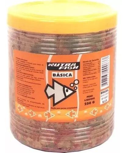 Raçao Peixes Ornamentais Flocos Nutrafish Nutral 150g