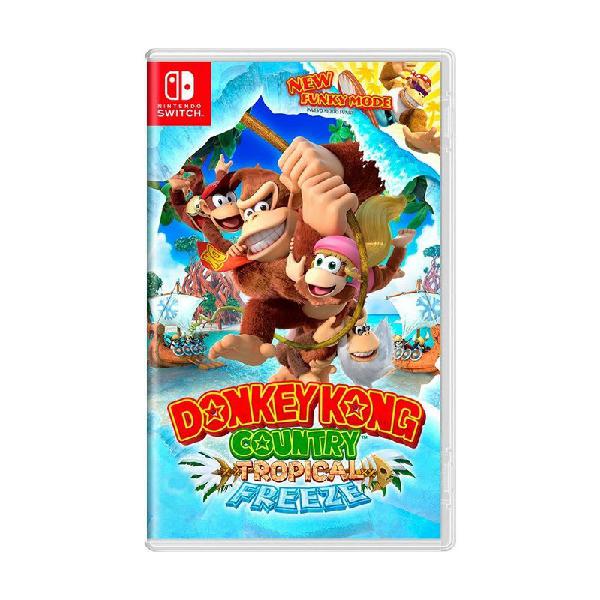 Jogo donkey kong country: tropical freeze - switch