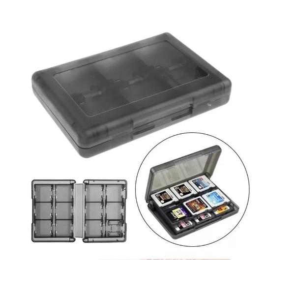 Case Estojo 28 Em 1 Jogos Leitor Sd Nintendo - Ds, 2ds E 3ds