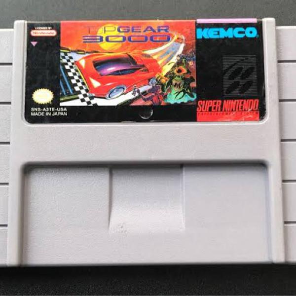 Fita Super Nintendo Nova: Top Gear 3000