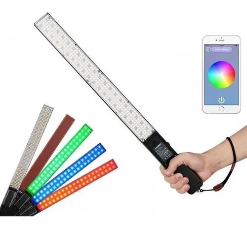 Iluminador led espada yongnuo yn360 color+bateriaf970+carreg